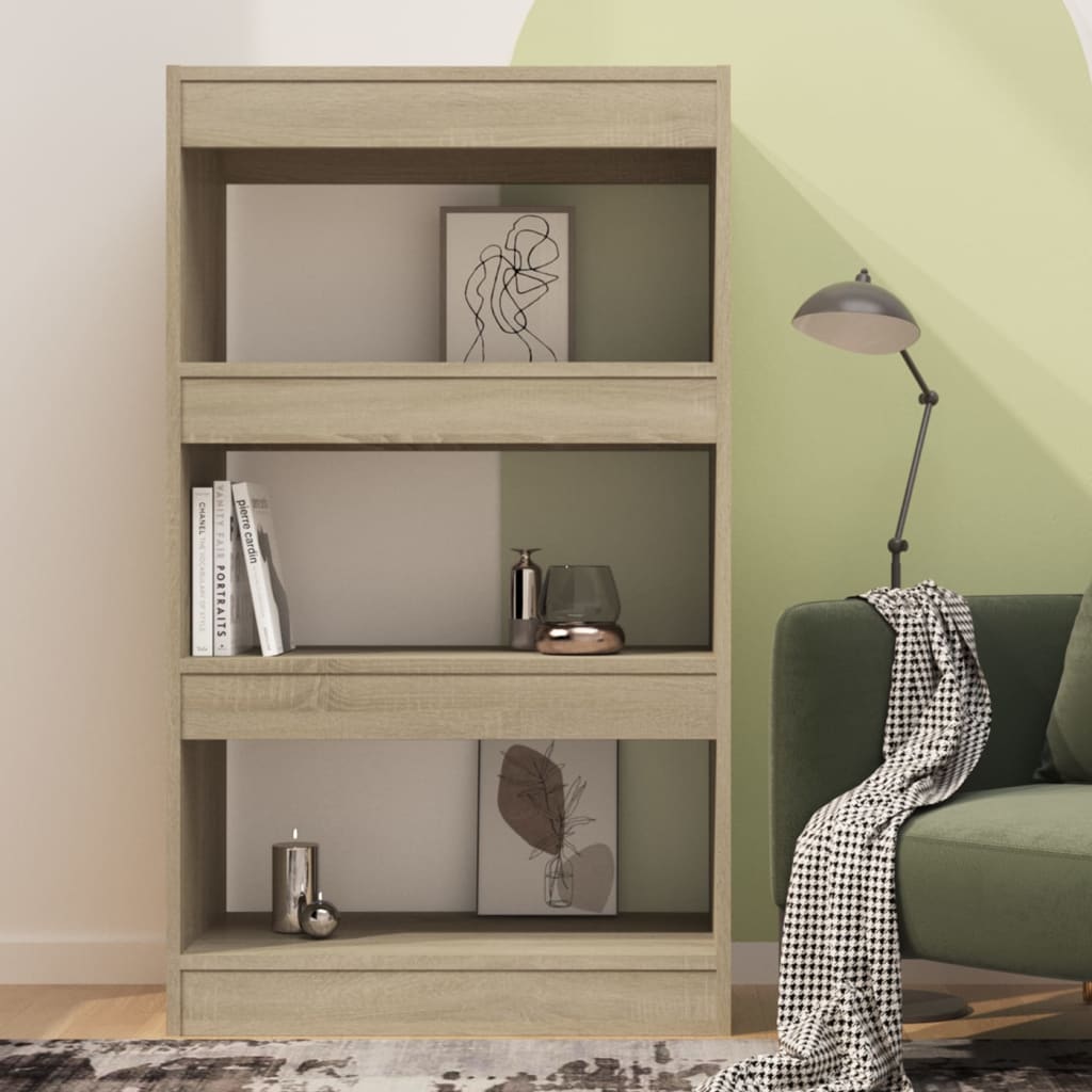 Βιβλιοθήκη/Διαχωρισ. Χώρου Sonoma Δρυς 60x24x186εκ. Επεξ. Ξύλο