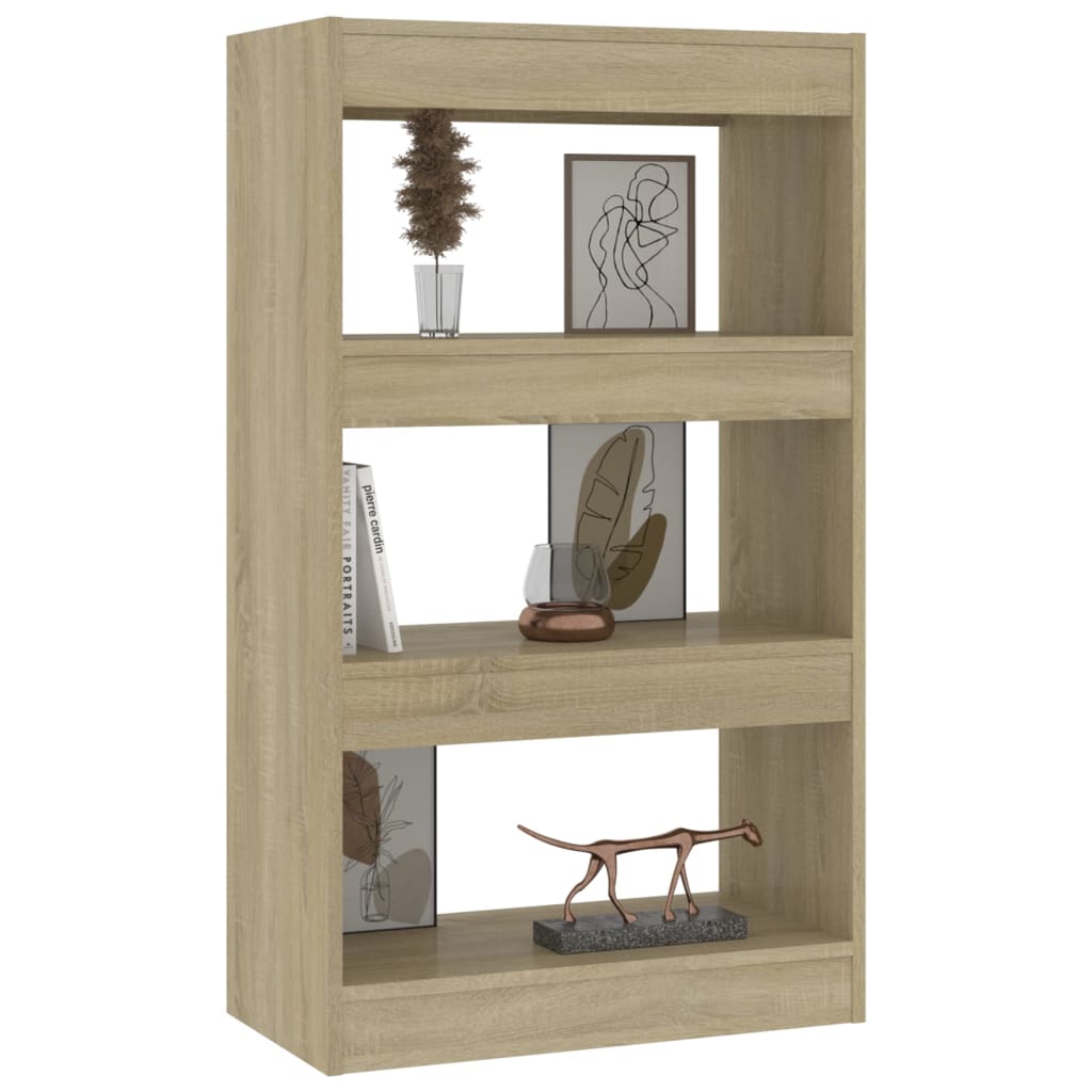 Βιβλιοθήκη/Διαχωρισ. Χώρου Sonoma Δρυς 60x24x186εκ. Επεξ. Ξύλο