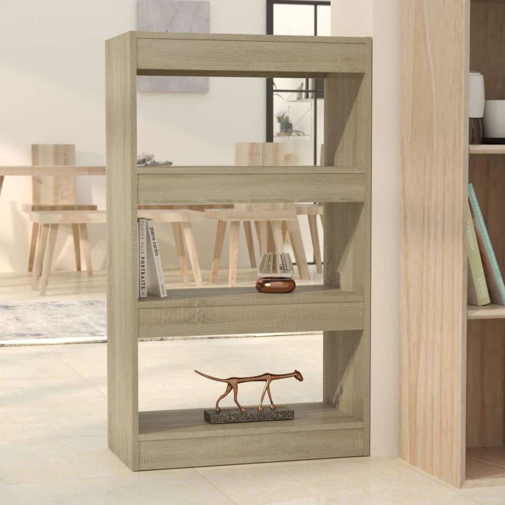 Βιβλιοθήκη/Διαχωρισ. Χώρου Sonoma Δρυς 60x24x186εκ. Επεξ. Ξύλο