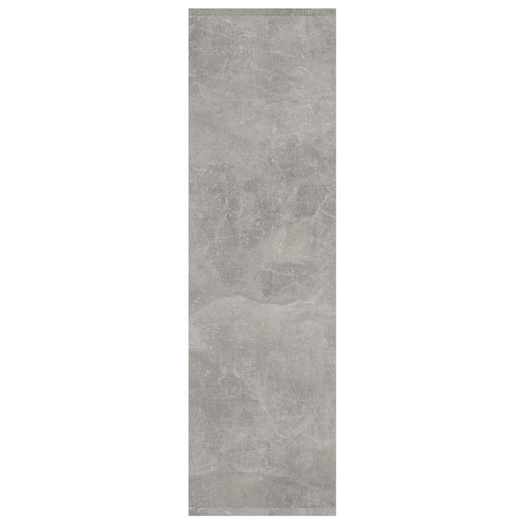 Βιβλιοθήκη/Διαχωρισ. Χώρου Γκρι Σκυρ. 60x24x186 εκ. Επεξ. Ξύλο