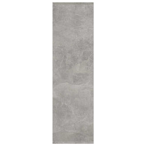 Βιβλιοθήκη/Διαχωρισ. Χώρου Γκρι Σκυρ. 60x24x186 εκ. Επεξ. Ξύλο