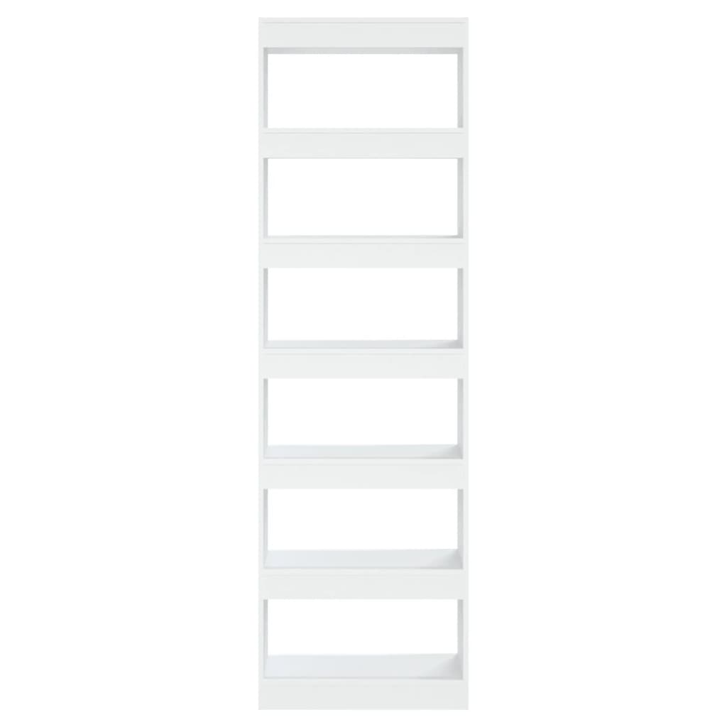 Βιβλιοθήκη/Διαχωριστικό Χώρου Λευκό 60 x 30 x 198 εκ.