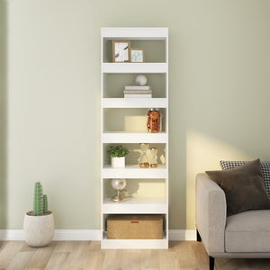 Βιβλιοθήκη/Διαχωριστικό Χώρου Λευκό 60 x 30 x 198 εκ.
