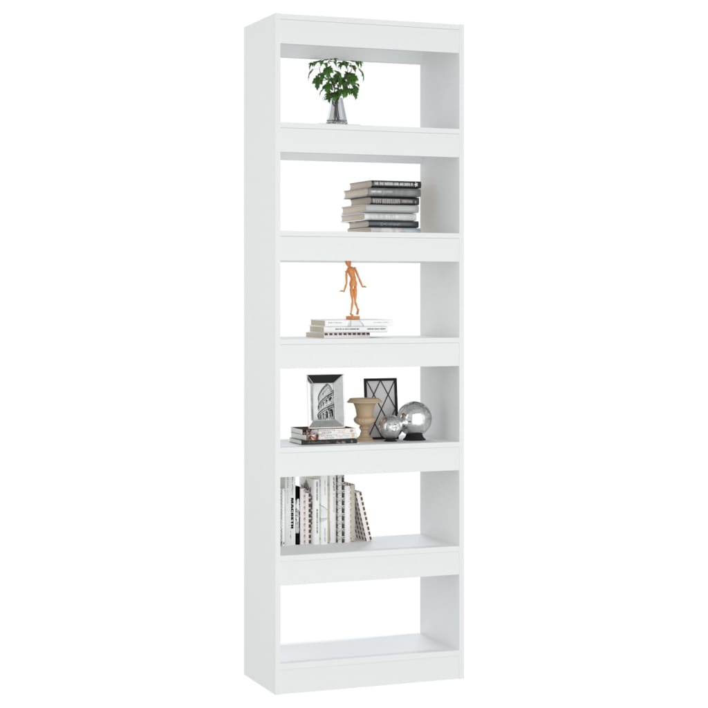 Βιβλιοθήκη/Διαχωριστικό Χώρου Λευκό 60 x 30 x 198 εκ.