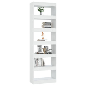 Βιβλιοθήκη/Διαχωριστικό Χώρου Λευκό 60 x 30 x 198 εκ.