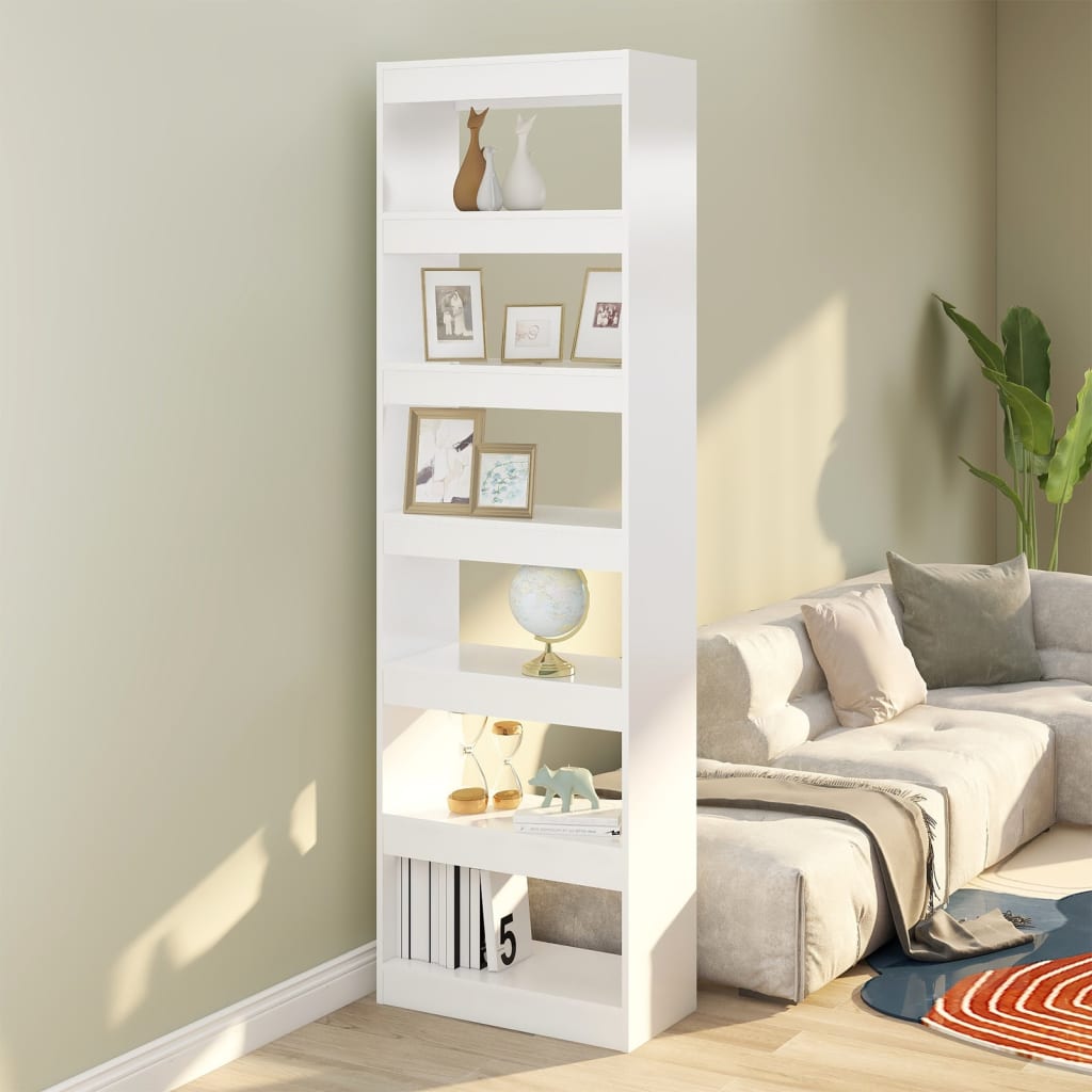 Βιβλιοθήκη/Διαχωριστικό Χώρου Λευκό 60 x 30 x 198 εκ.