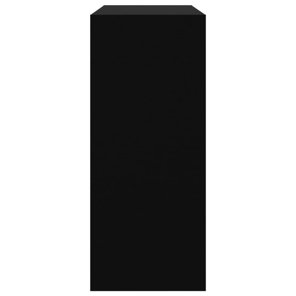 Βιβλιοθήκη/Διαχωριστικό Χώρου Μαύρο 80 x 30 x 72 εκ.