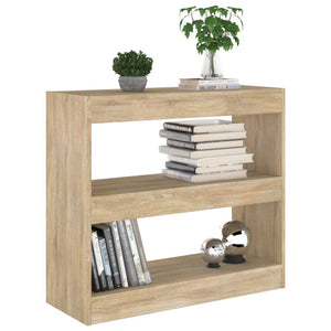 Βιβλιοθήκη/Διαχωριστικό Χώρου Sonoma Δρυς 80 x 30 x 72 εκ. - Pakobazaar