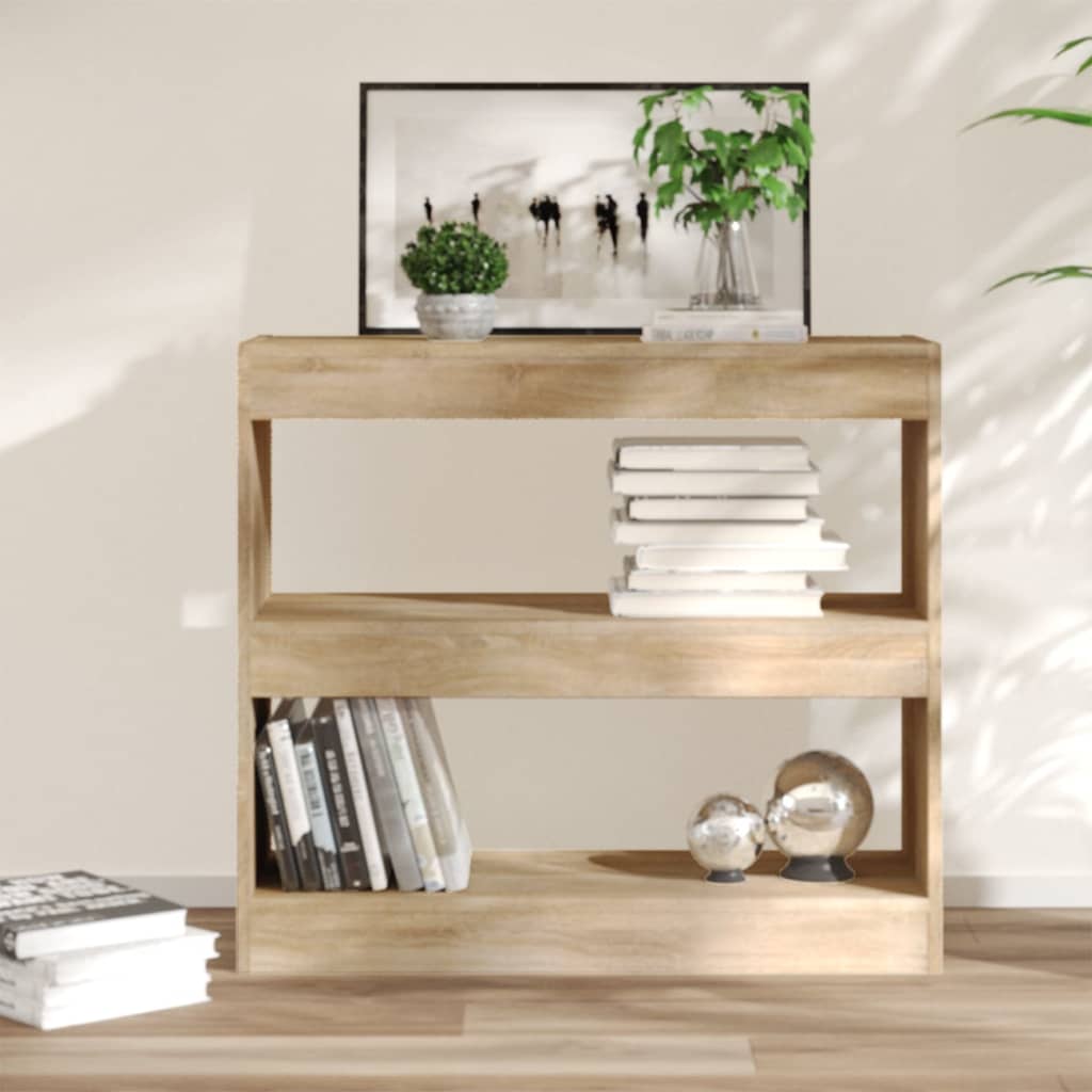 Βιβλιοθήκη/Διαχωριστικό Χώρου Sonoma Δρυς 80 x 30 x 72 εκ. - Pakobazaar