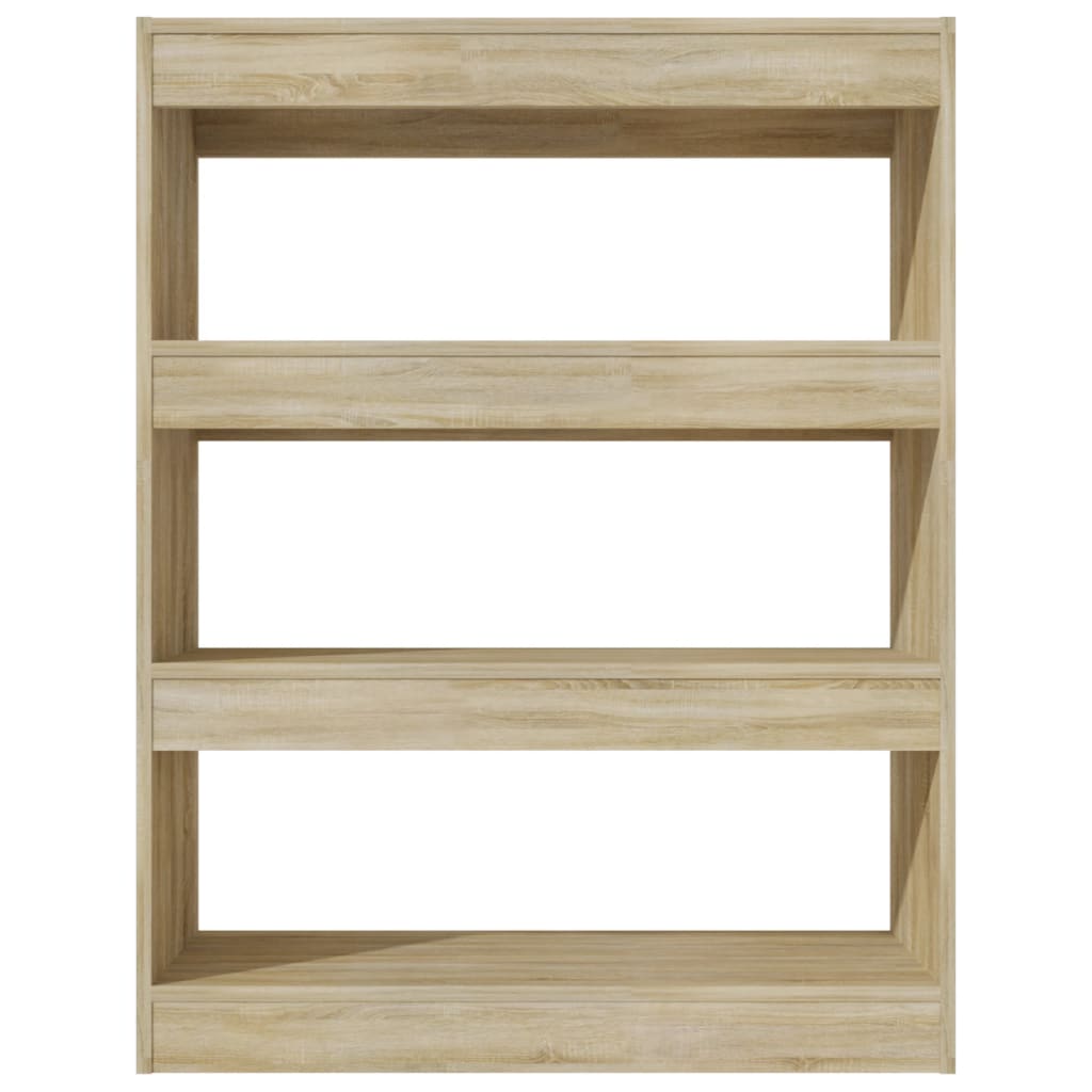 Βιβλιοθήκη/Διαχωρ. Χώρου Sonoma Δρυς 80x30x103 εκ Επεξεργ. Ξύλο