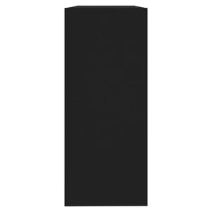 Βιβλιοθήκη/Διαχωριστικό Χώρου Μαύρο 100 x 30 x 72 εκ.