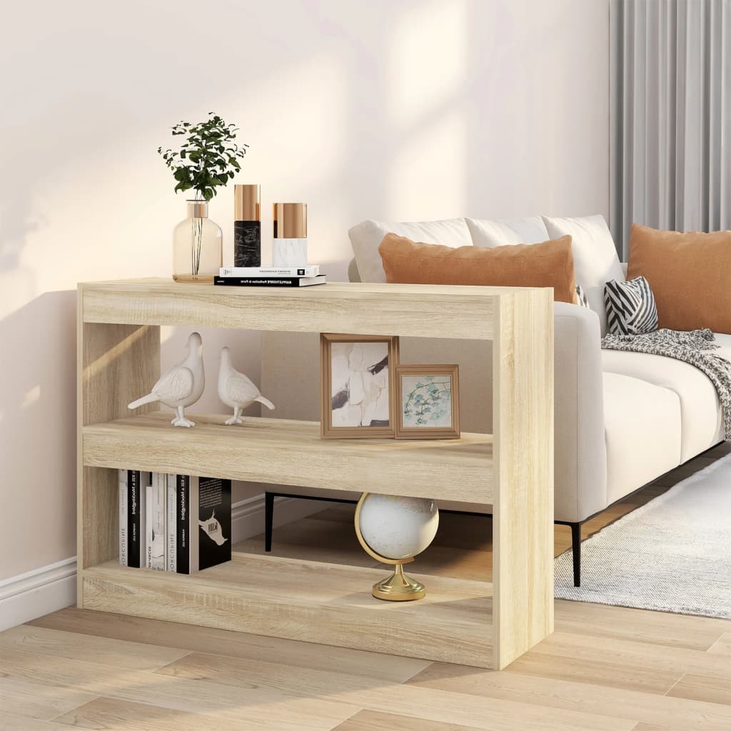 Βιβλιοθήκη/Διαχωριστικό Χώρου Sonoma Δρυς 100 x 30 x 72 εκ. - Pakobazaar