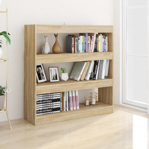 Βιβλιοθήκη/Διαχωριστικό Χώρου Sonoma Δρυς 100 x 30 x 103 εκ. - Pakobazaar