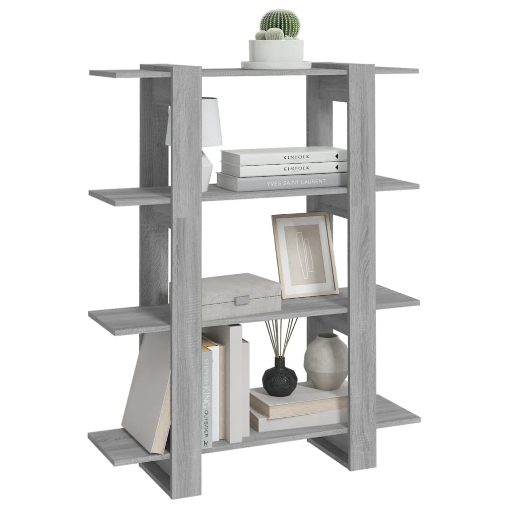 Βιβλιοθήκη/Διαχωριστικό Χώρου Γκρι Sonoma 100 x 30 x 123,5 εκ.