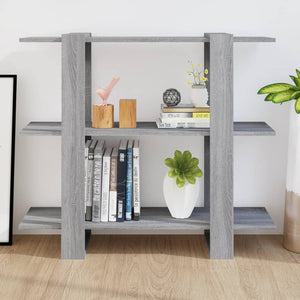 Βιβλιοθήκη/Διαχωριστικό Χώρου Γκρι Sonoma 100 x 30 x 87 εκ.
