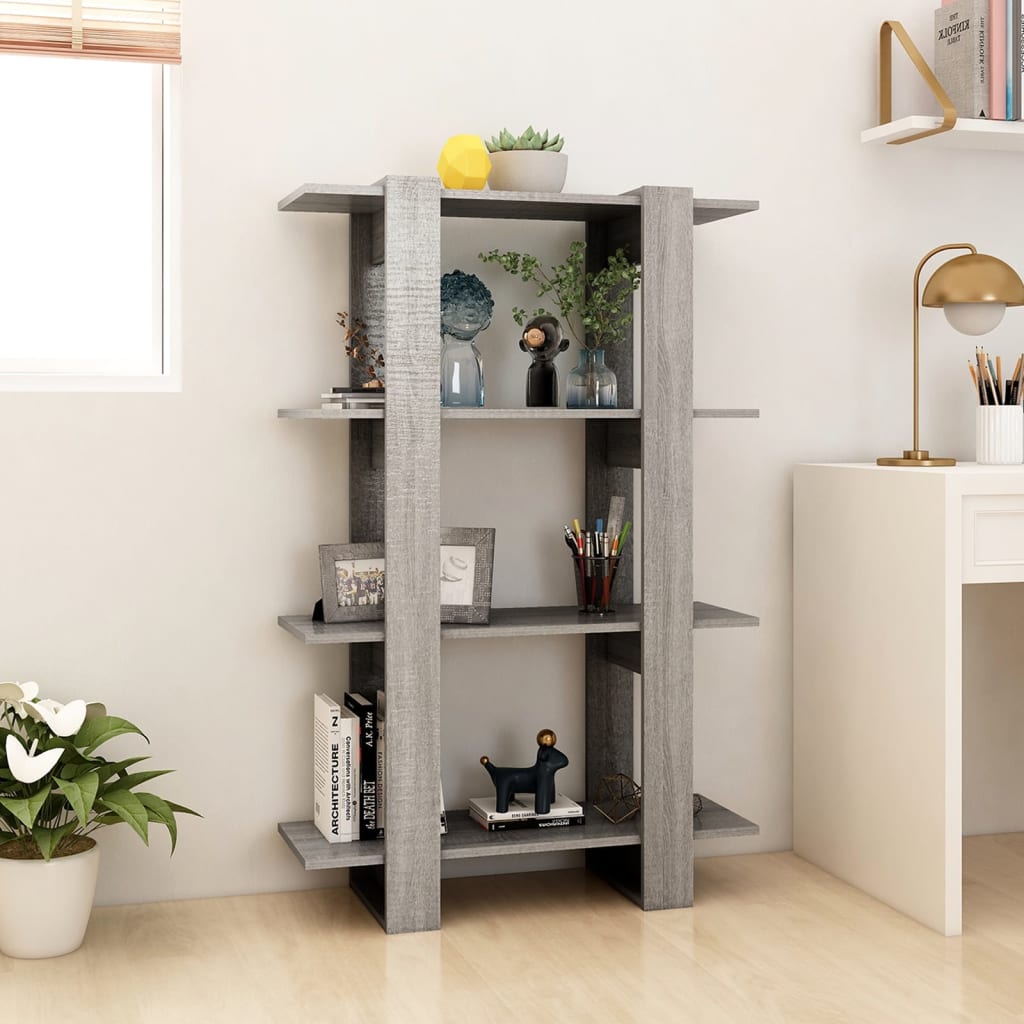 Βιβλιοθήκη/Διαχωριστικό Χώρου Γκρι Sonoma 80 x 30 x 123,5 εκ.