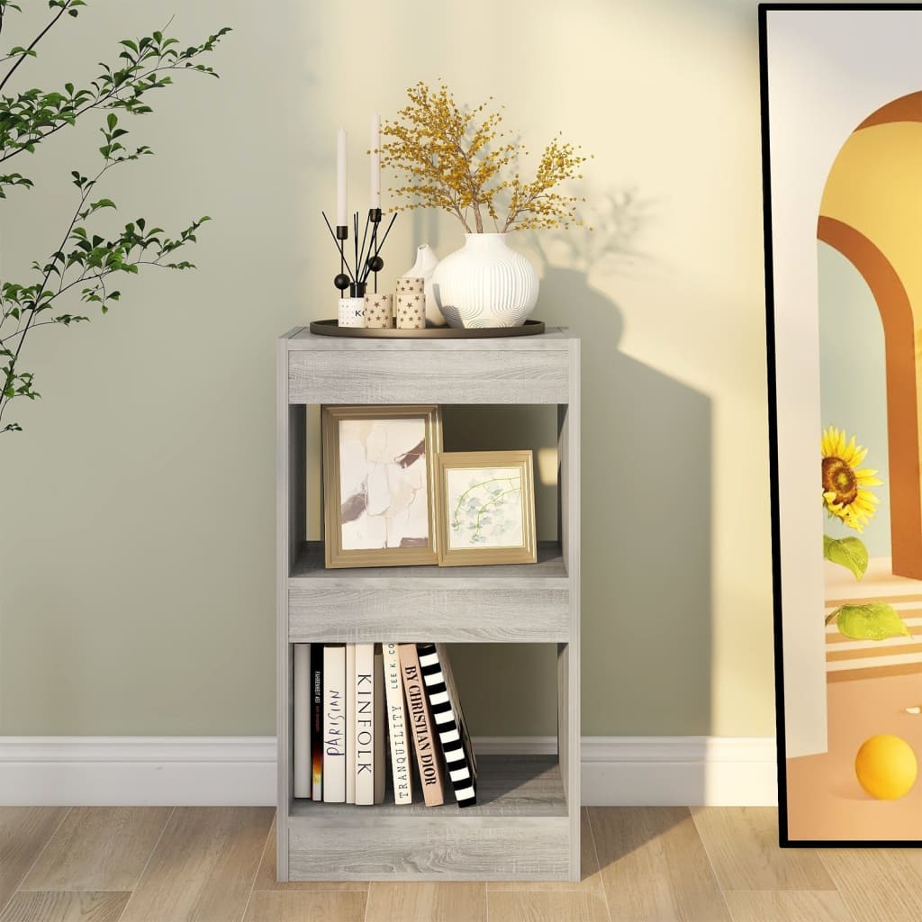 Βιβλιοθήκη/Διαχωριστικό Χώρου Γκρι Sonoma 40x30x72 εκ.