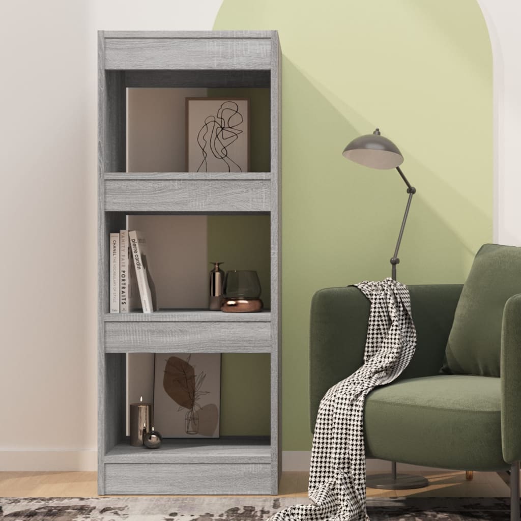 Βιβλιοθήκη/Διαχωρ. Χώρου Γκρι Sonoma 40x30x103 εκ. Μοριοσανίδα