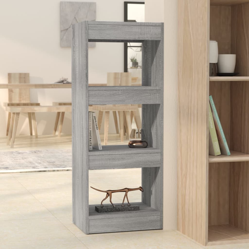 Βιβλιοθήκη/Διαχωρ. Χώρου Γκρι Sonoma 40x30x103 εκ. Μοριοσανίδα