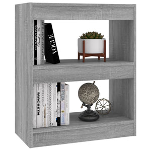 Βιβλιοθήκη/Διαχωριστικό Χώρου Γκρι Sonoma 60x30x72 εκ.