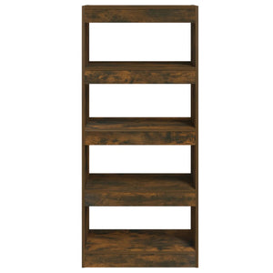 Βιβλιοθήκη/Διαχωρ. Χώρου Καπνιστή Δρυς 60x30x135 εκ. Επεξ. Ξύλο