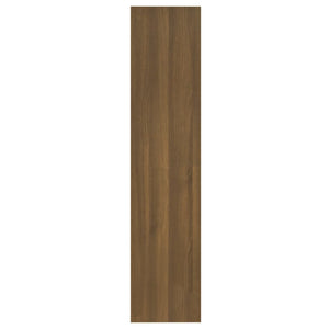 Βιβλιοθήκη/Διαχωρ. Χώρου Καφέ Δρυς 60x30x135 εκ. Επεξεργ. Ξύλο