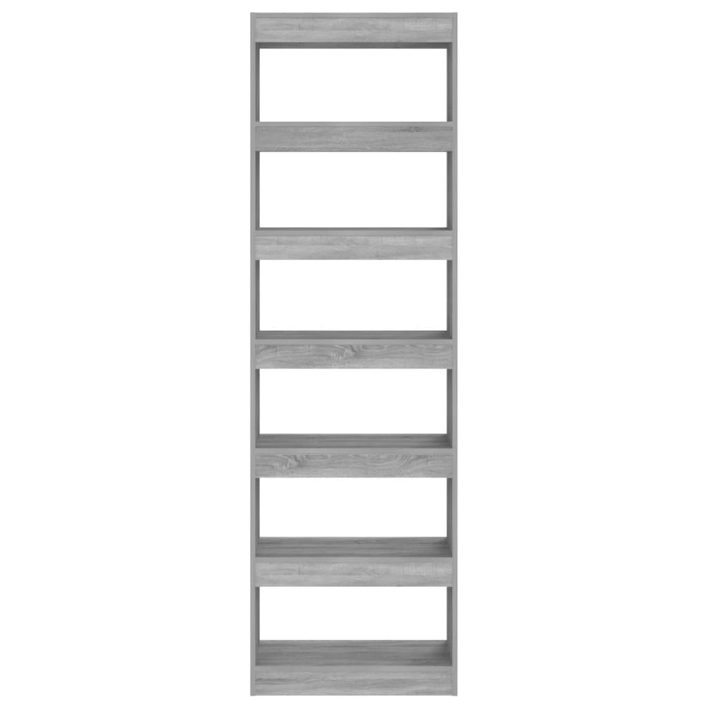 Βιβλιοθήκη/Διαχωριστικό Χώρου Γκρι Sonoma 60x30x198 εκ.