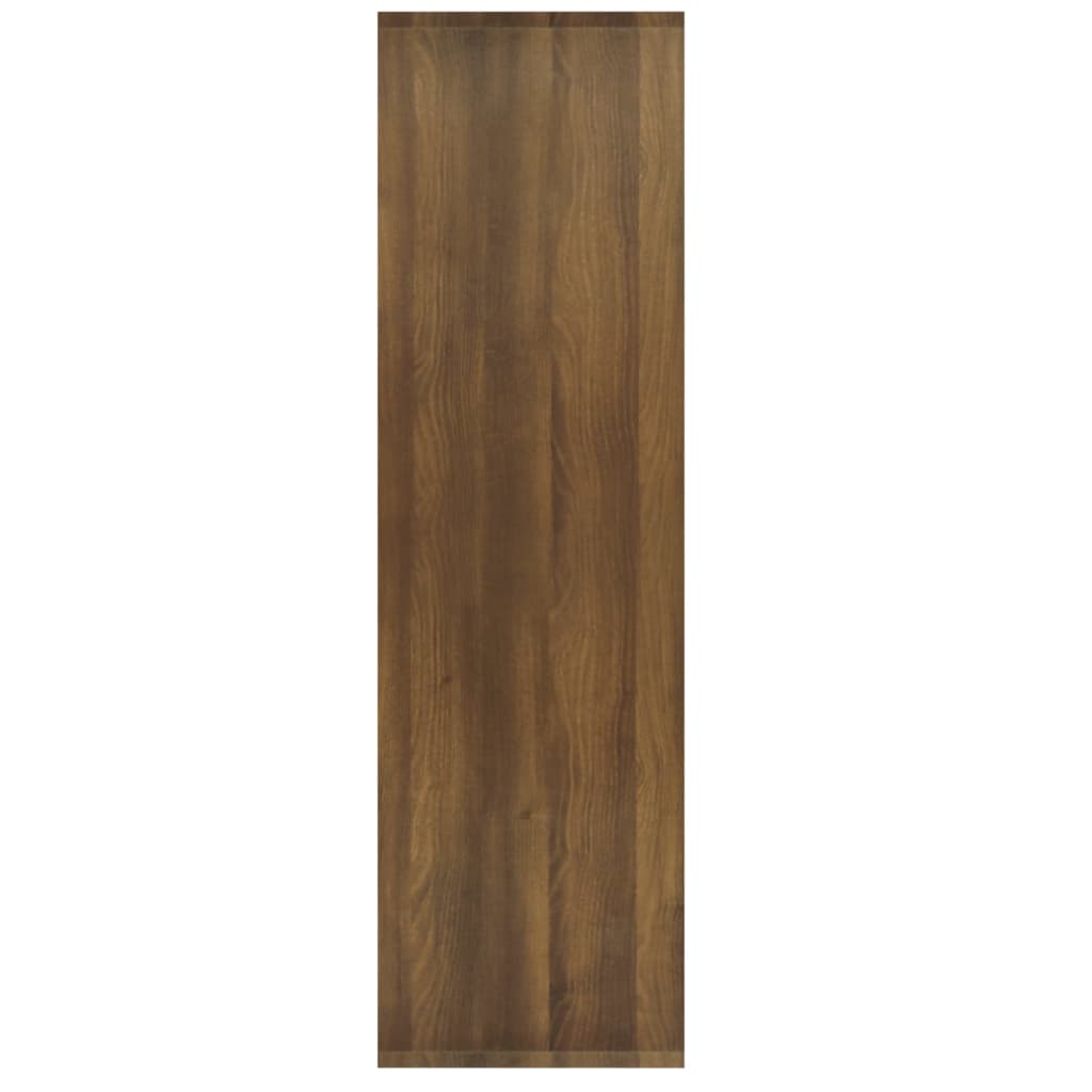 Βιβλιοθήκη/Διαχωρ. Χώρου Καφέ Δρυς 80x30x103 εκ. Επεξεργ. Ξύλο