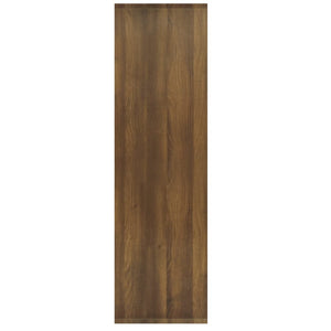 Βιβλιοθήκη/Διαχωρ. Χώρου Καφέ Δρυς 80x30x103 εκ. Επεξεργ. Ξύλο