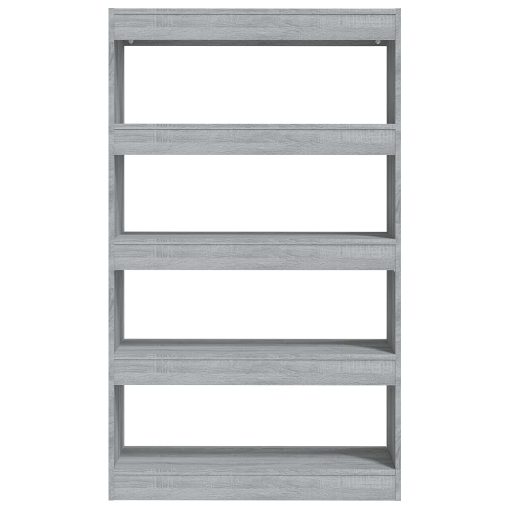 Βιβλιοθήκη/Διαχωρ. Χώρου Γκρι Sonoma 80x30x135 εκ Επεξεργ. Ξύλο