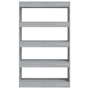 Βιβλιοθήκη/Διαχωρ. Χώρου Γκρι Sonoma 80x30x135 εκ Επεξεργ. Ξύλο