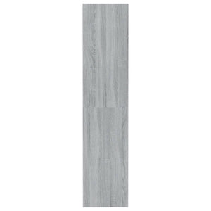 Βιβλιοθήκη/Διαχωρ. Χώρου Γκρι Sonoma 80x30x135 εκ Επεξεργ. Ξύλο