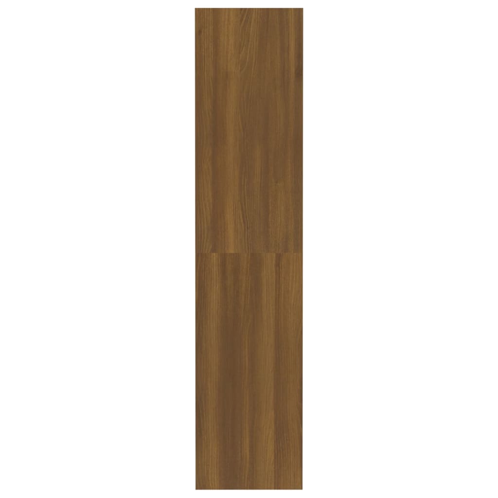 Βιβλιοθήκη/Διαχωρ. Χώρου Καφέ Δρυς 80x30x135 εκ. Επεξεργ. Ξύλο