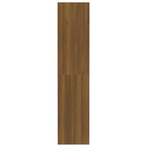 Βιβλιοθήκη/Διαχωρ. Χώρου Καφέ Δρυς 80x30x135 εκ. Επεξεργ. Ξύλο