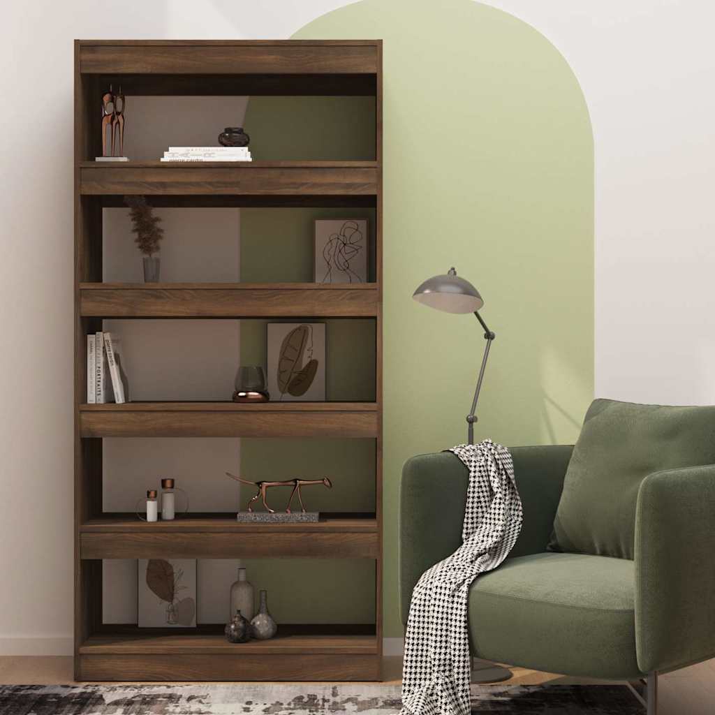 Βιβλιοθήκη/Διαχωρισ. Χώρου Sonoma Δρυς 80x30x135 εκ. Επεξ. Ξύλο
