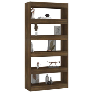 Βιβλιοθήκη/Διαχωρισ. Χώρου Sonoma Δρυς 80x30x135 εκ. Επεξ. Ξύλο