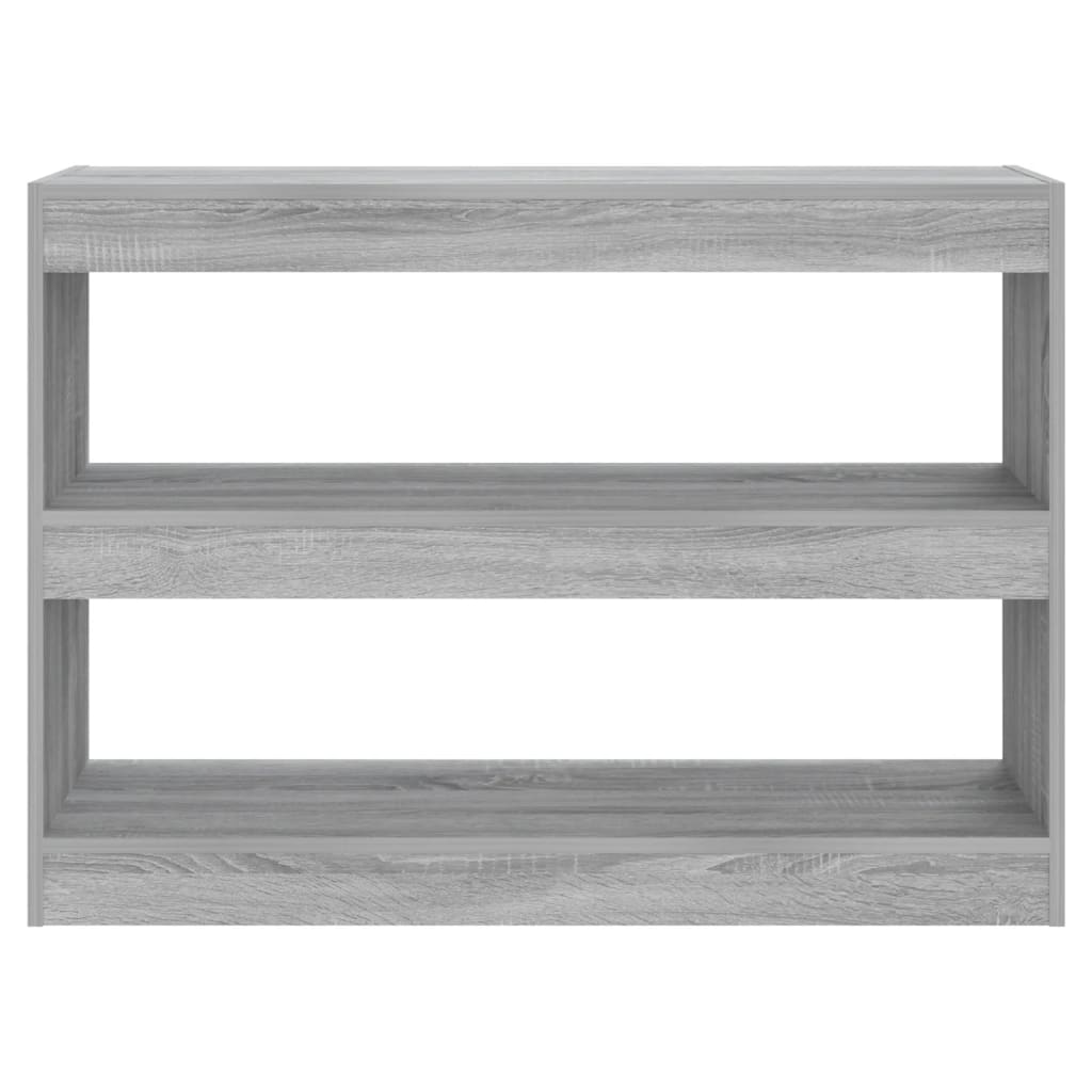 Βιβλιοθήκη/Διαχωριστικό Χώρου Γκρι Sonoma 100x30x72 εκ. - Pakobazaar