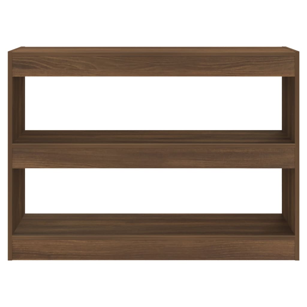 Βιβλιοθήκη/Διαχωριστικό Χώρου Καφέ Δρυς 100x30x72 εκ.