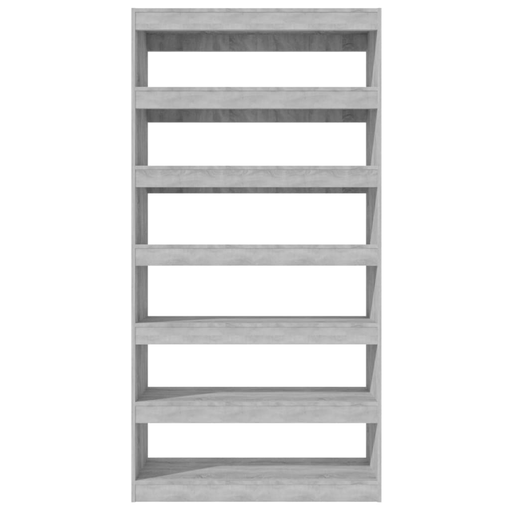 Βιβλιοθήκη/Διαχωρ. Χώρου Γκρι Sonoma 100x30x198 εκ Επεξ. Ξύλο
