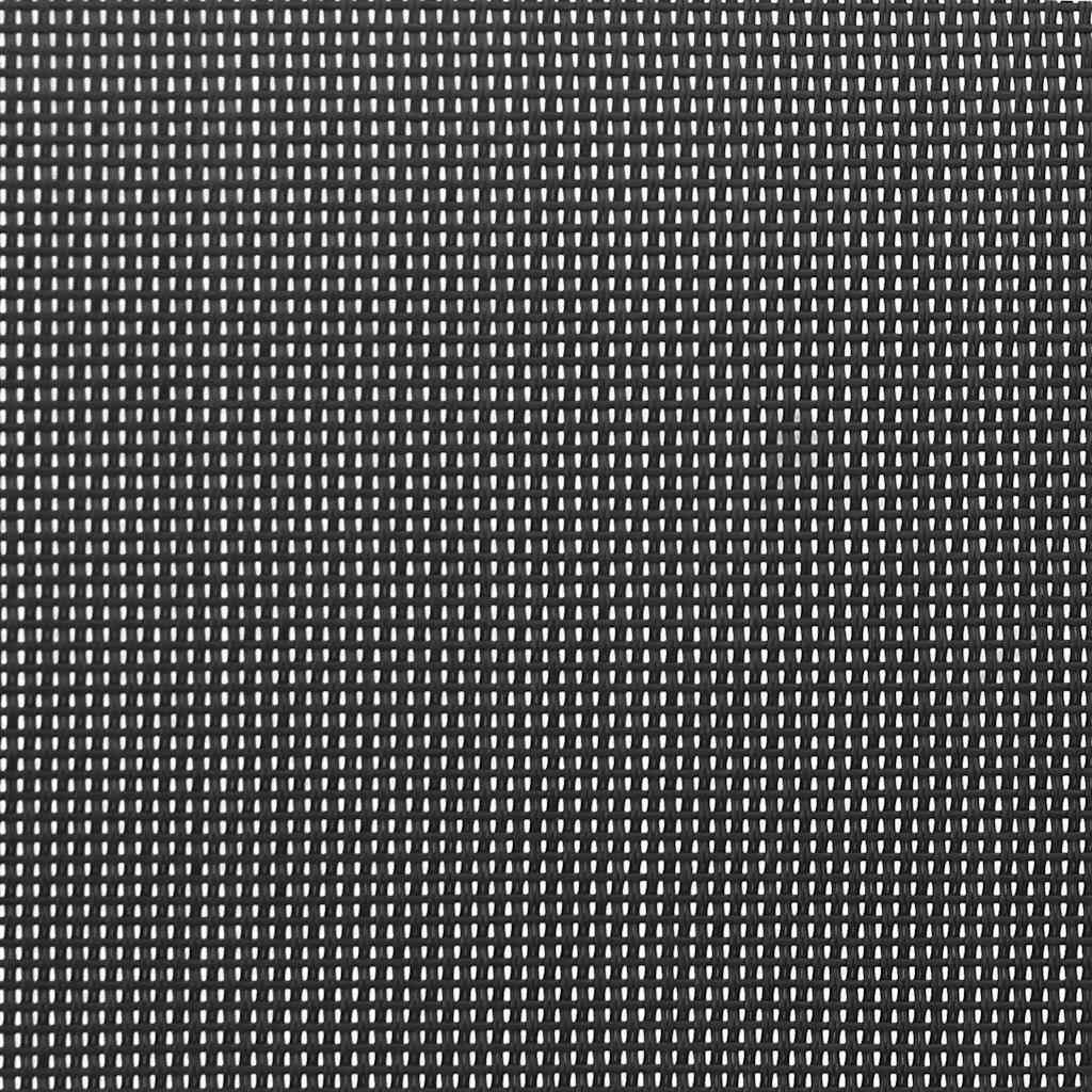 Καρέκλες Κήπου Στοιβαζόμενες 6 τεμ. Μαύρες από Ύφασμα Textilene - Pakobazaar