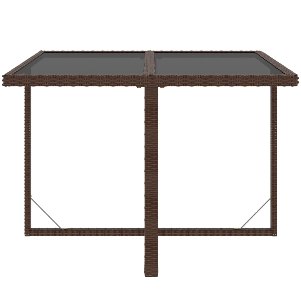 Σετ Τραπεζαρίας Κήπου 9 τεμ. Καφέ Συνθετικό Ρατάν με Μαξιλάρια - PAKOBAZAAR