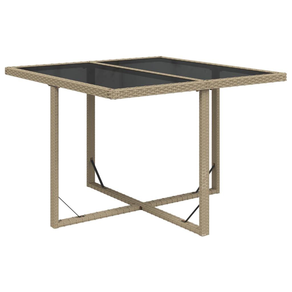 Σετ Τραπεζαρίας Κήπου 9 τεμ. Μπεζ Συνθετικό Ρατάν με Μαξιλάρια - PAKOBAZAAR