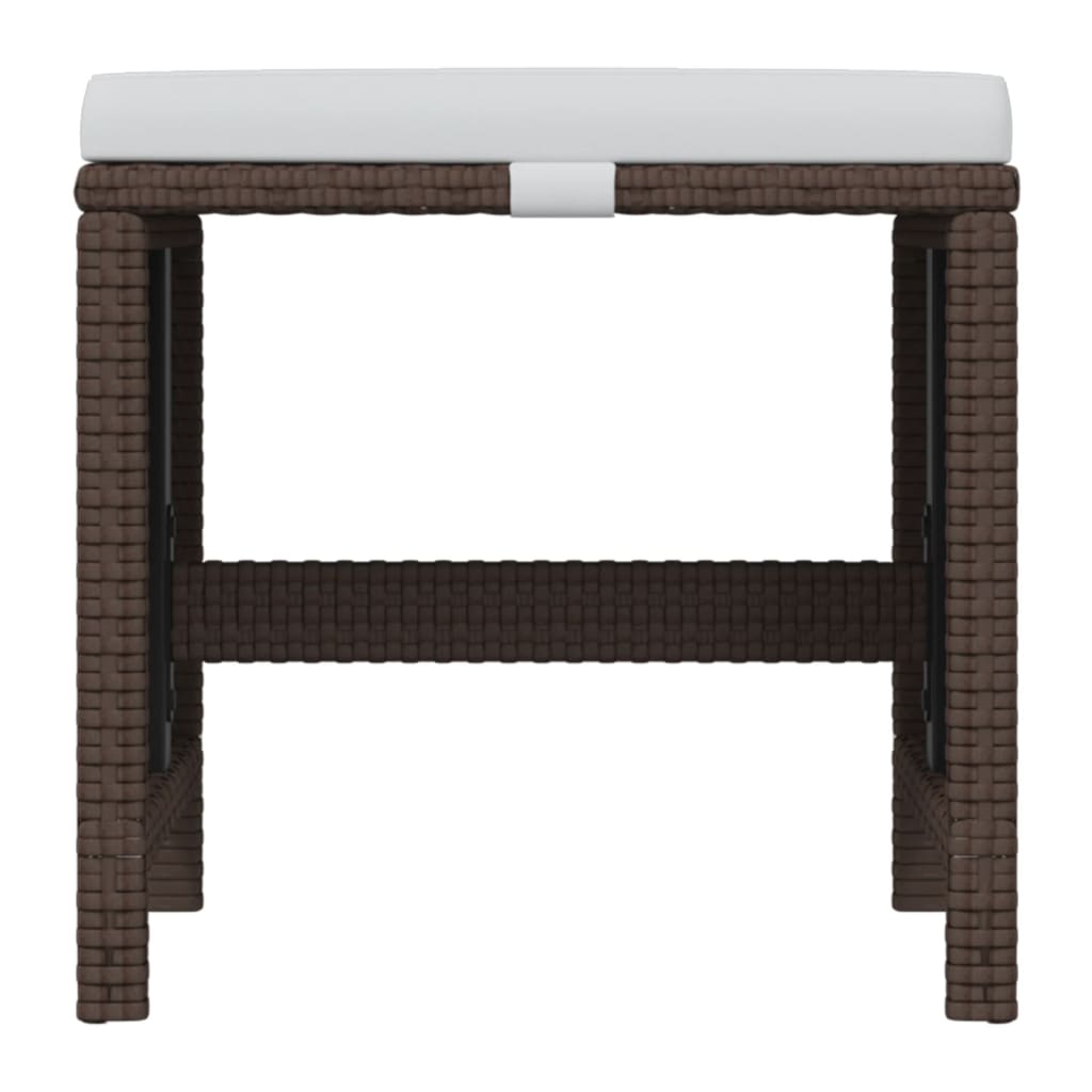 Σετ Τραπεζαρίας Κήπου 21 τεμ.Καφέ Συνθ. Ρατάν με Μαξιλάρια - Pakobazaar