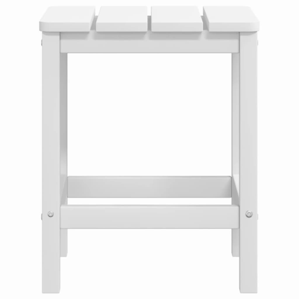 Καρέκλα Κήπου Adirondack Λευκή από HDPE με Τραπεζάκι - PAKOBAZAAR