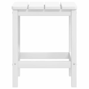 Καρέκλα Κήπου Adirondack Λευκή από HDPE με Υποπόδιο & Τραπεζάκι - Pakobazaar