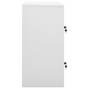 Φοριαμοί 2 τεμ. Ανοιχτό Γκρι/Μπλε 90 x 45 x 92,5 εκ. Ατσάλινοι - PAKOBAZAAR