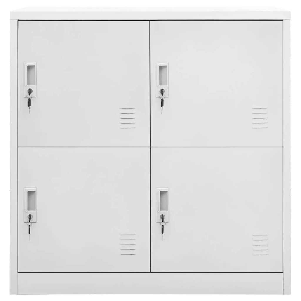 Φοριαμοί 5 τεμ. Ανοιχτό Γκρι 90 x 45 x 92,5 εκ. Ατσάλινοι - PAKOBAZAAR