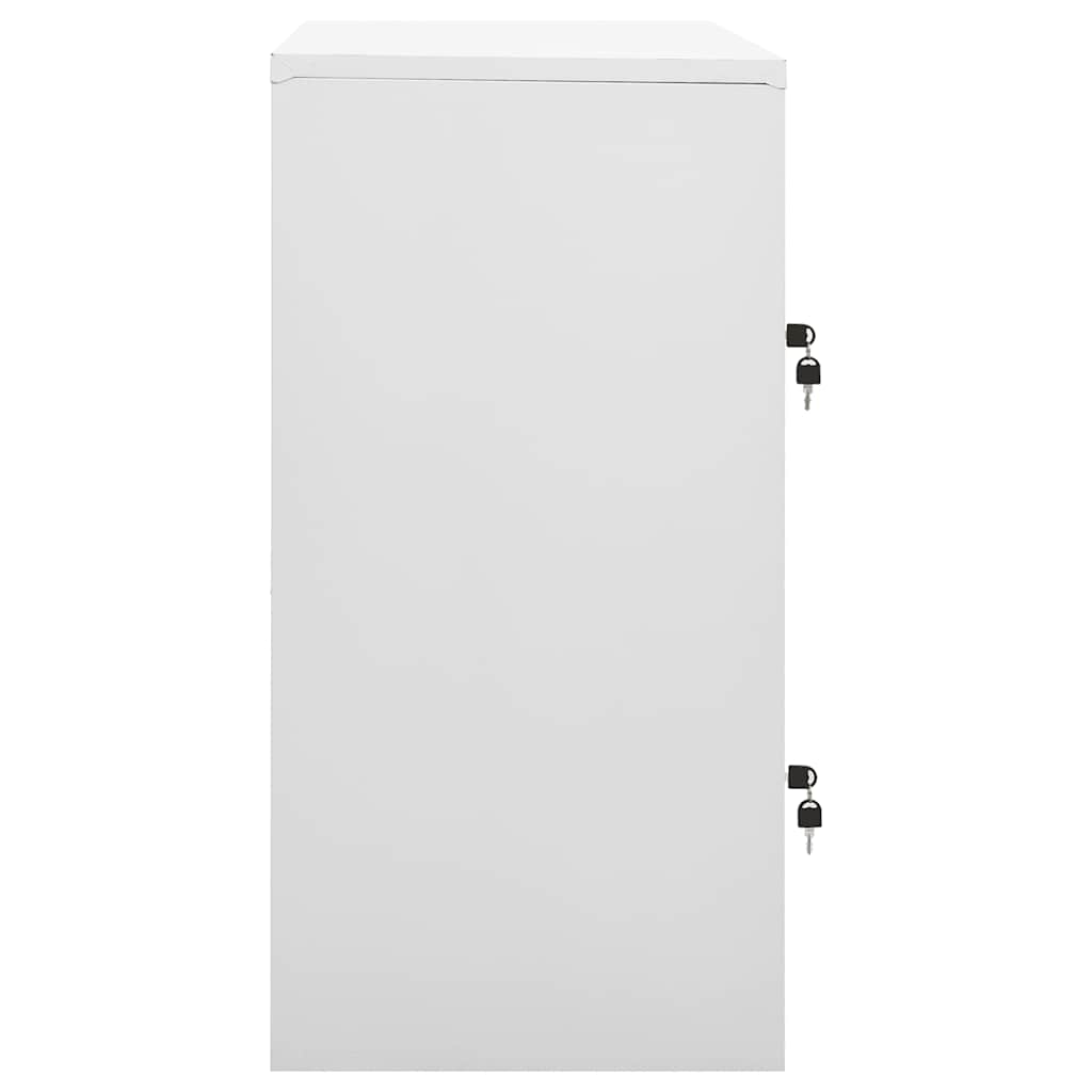 Φοριαμοί 5 τεμ. Ανοιχτό Γκρι 90 x 45 x 92,5 εκ. Ατσάλινοι - PAKOBAZAAR