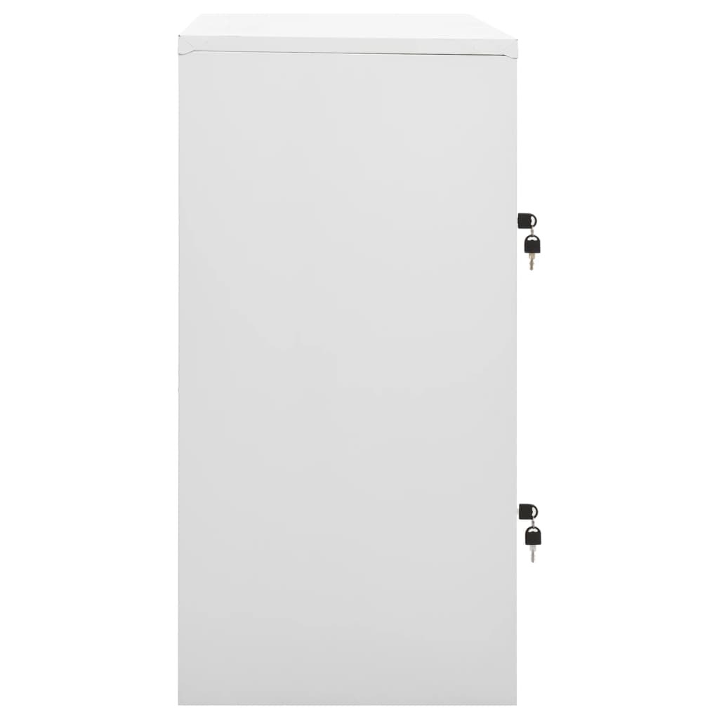Φοριαμοί 5 τεμ. Ανοιχτό Γκρι/Πράσινο 90x45x92,5 εκ. Ατσάλινοι - PAKOBAZAAR