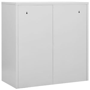Φοριαμοί 2 τεμ. Ανοιχτό Γκρι/Μπλε 90 x 45 x 92,5 εκ. Ατσάλινοι - PAKOBAZAAR